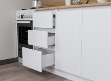 Кухонный гарнитур ДСВ Мори (2,0 м) Белый