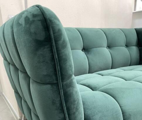 Диван SIGNAL CASTELLO 3 Velvet Bluvel 78 зеленый/венге