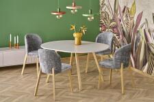 Стол обеденный HALMAR RUBEN кашемир/натуральный 102-142/102