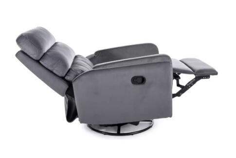 Кресло SIGNAL ARGOS Velvet раскладное, серый