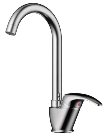 Смеситель для кухни Omoikiri Umi BN нержавеющая сталь