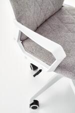 Кресло компьютерное HALMAR SPIN 2 белый/светло-серый