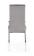 Стул HALMAR K416 серый/хром