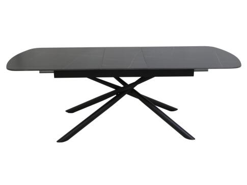 Стол обеденный SIGNAL VECTOR Ceramic черный/черный 160-200/90