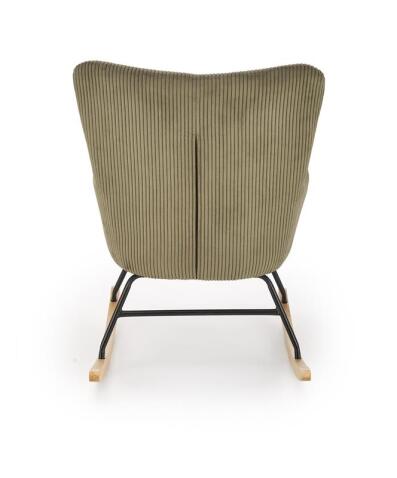 Кресло-качалка HALMAR BELMIRO оливковый