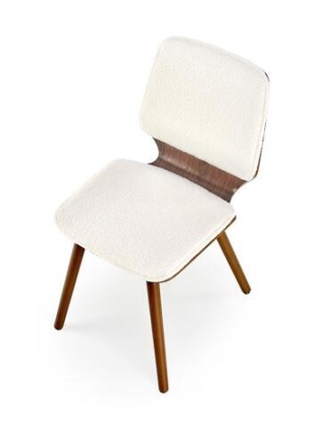 Стул HALMAR K511 кремовый/ореховый