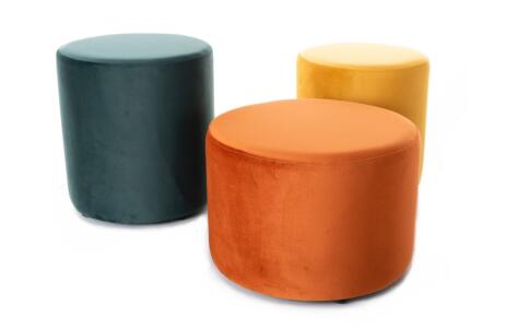 Пуф SIGNAL DOTI C Velvet Bluvel 68 карри