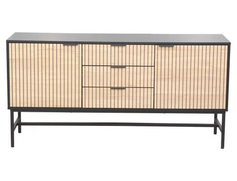 Комод SIGNAL MAGO K1 дуб/черный мат