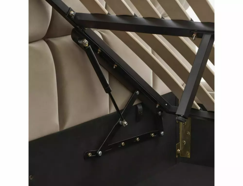 Кровать SIGNAL PARMA Velvet Bluvel 40 темно-бежевый 140/200