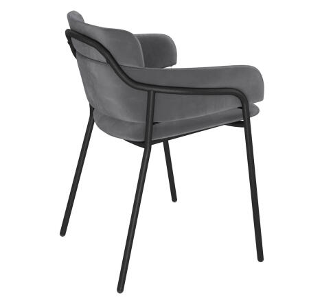 Стул Sheffilton SHT-S143 угольно-серый/черный муар