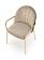 Стул HALMAR K500 бежевый/черный