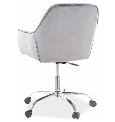 Кресло компьютерное SIGNAL Q-190 Velvet Bluvel 14 серый