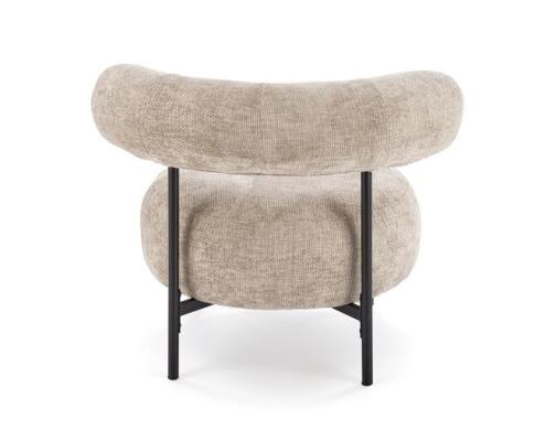 Кресло HALMAR HAZARD бежевый/черный