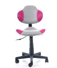 Кресло компьютерное SIGNAL Q-G2 розовый/серый