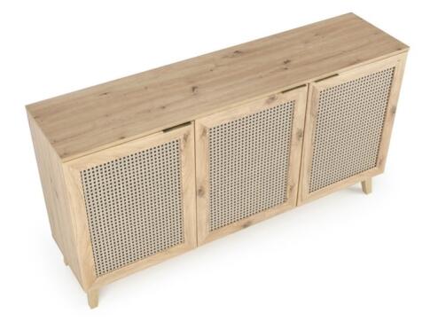 Комод HALMAR BORNEO KM-1 дуб артизан/черный