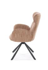 Стул HALMAR K571 корица/черный, поворотный