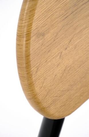 Комплект HALMAR NANDO (стол+ 2 стула) натуральный/черный/серый