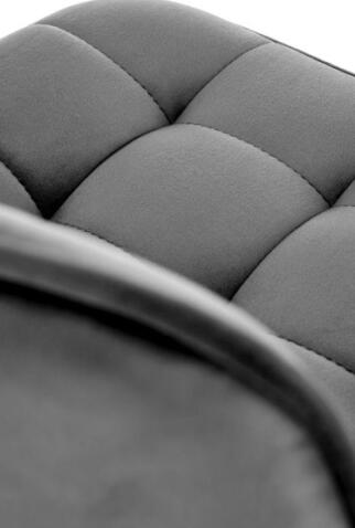 Стул барный HALMAR H120 темно-серый/золотой