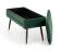 Скамья HALMAR VELVA темно-зеленый/черный