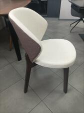 Стул HALMAR K583 бежевый/коричневый/орех