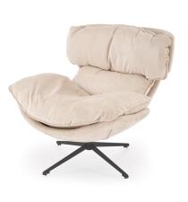 Кресло HALMAR ROGER бежевый/черный