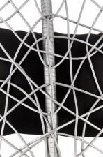 Кресло HALMAR EGGY серый/черный