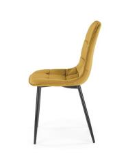 Стул HALMAR K417 горчичный/черный