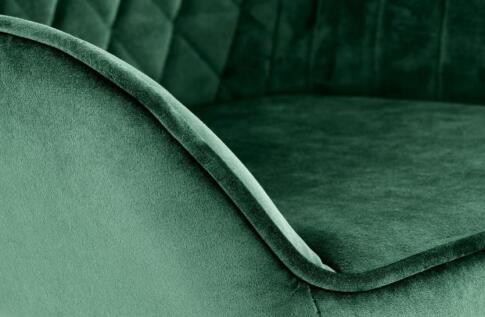 Стул барный HALMAR H103 темно-зеленый/черный