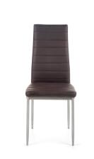 Стул HALMAR K70 темно-коричневый/хром Стул HALMAR K70 темно-коричневый/хром
