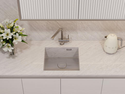 Кухонная мойка из нержавейки Omoikiri Kasen 48-26-INT-IN нержавеющая сталь