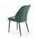 Стул HALMAR K432 темно-зеленый/черный