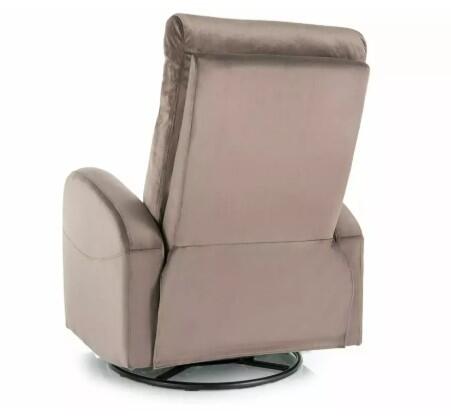 Кресло SIGNAL OLIMP Velvet Bluvel 38 раскладное, капучино