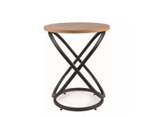 Стол журнальный SIGNAL EOS E дуб артизан/черный