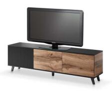 Тумба под теле/видео аппаратуру HALMAR RANDOM RTV-2 дуб вотан/черный