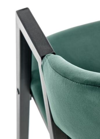 Стул HALMAR K473 темно-зеленый/черный