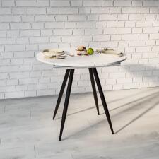 Стол ВВР Элип Дуб крафт белый/черный конус, ЛДСП