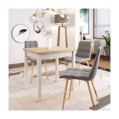 Стол обеденный SIGNAL FLIP дуб кремона/кашемир 80-120/60