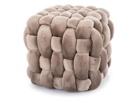Пуф SIGNAL FARIS Velvet темно-бежевый