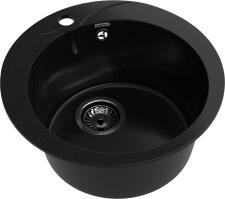 Кухонная мойка GRANFEST RONDO R-480 черный