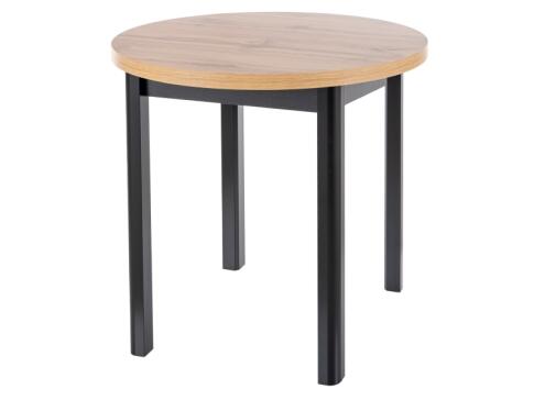 Стол обеденный SIGNAL ADAM дуб артизан/черный 80