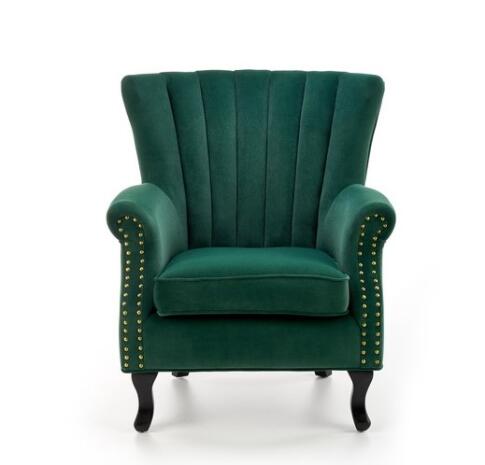 Кресло HALMAR TITAN темно-зеленый/черный