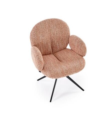 Стул HALMAR K568 корица/черный, поворотный