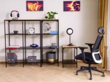 Стеллаж SIGNAL LEX B дуб/черный 136/50