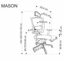 Кресло компьютерное HALMAR MASON черный
