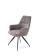 Стул HALMAR K542 серый/черный, поворотный