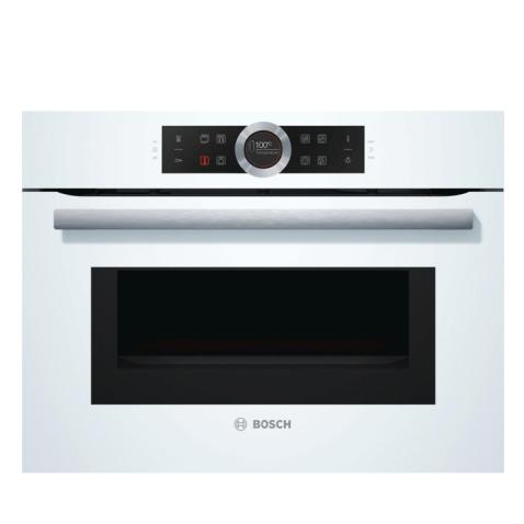 Духовой шкаф BOSCH компактный с СВЧ CMG633BW1