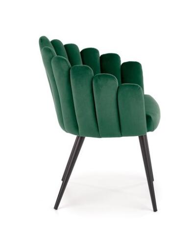 Стул HALMAR K410 темно-зеленый/черный