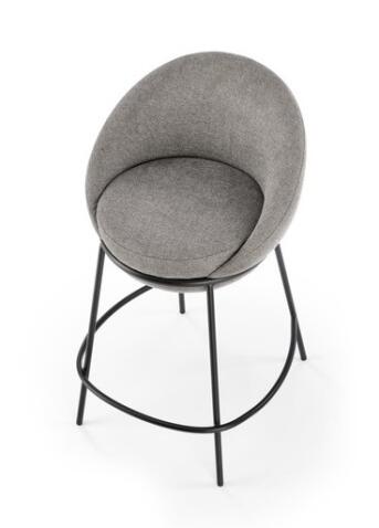Стул барный HALMAR H118 серый