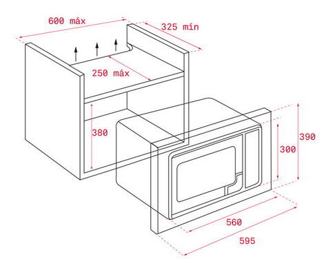 Микроволновая печь TEKA ML 8200 BIS NIGHT RIVER BL