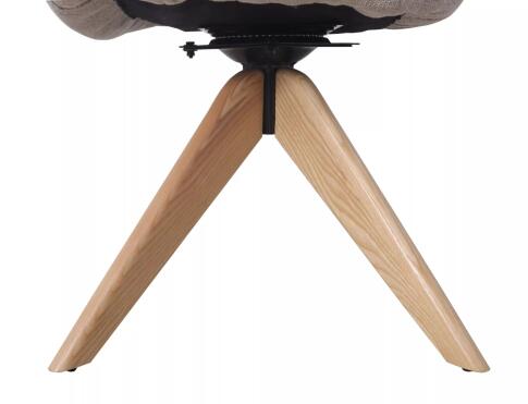 Стул SIGNAL AZALIA D Brego 07 серый/дуб, поворотный